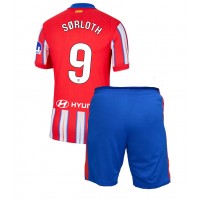 Atletico Madrid Alexander Sorloth #9 Hemmadräkt Barn 2024-25 Kortärmad (+ Korta byxor)